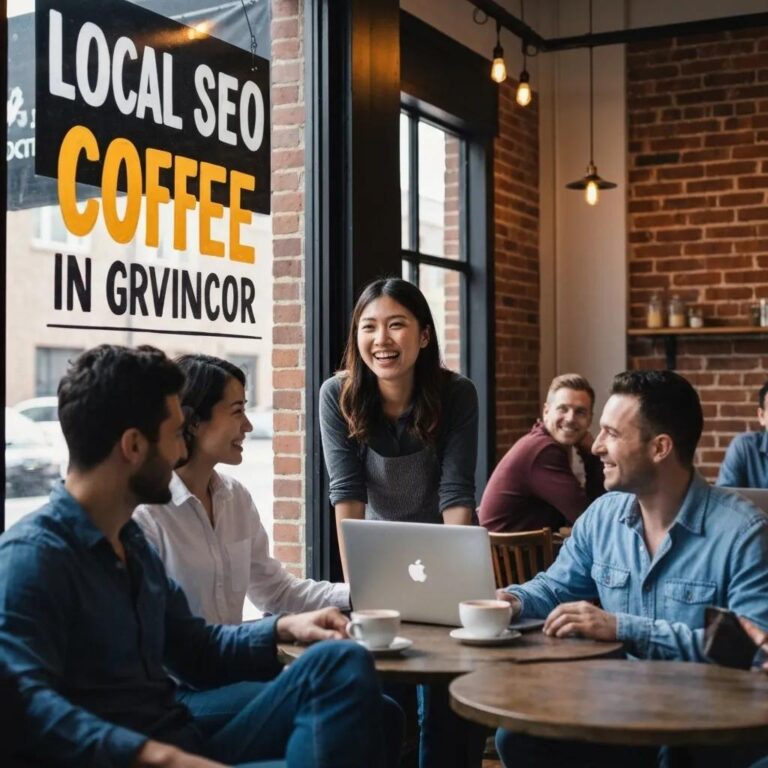 Local business owner engaging with customers, highlighting the importance of local SEO services for business growth