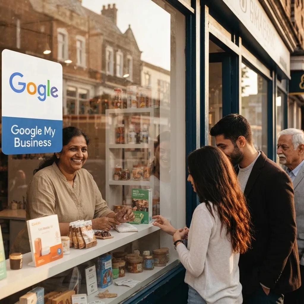 Local storefront optimized for Google My Business to attract customers